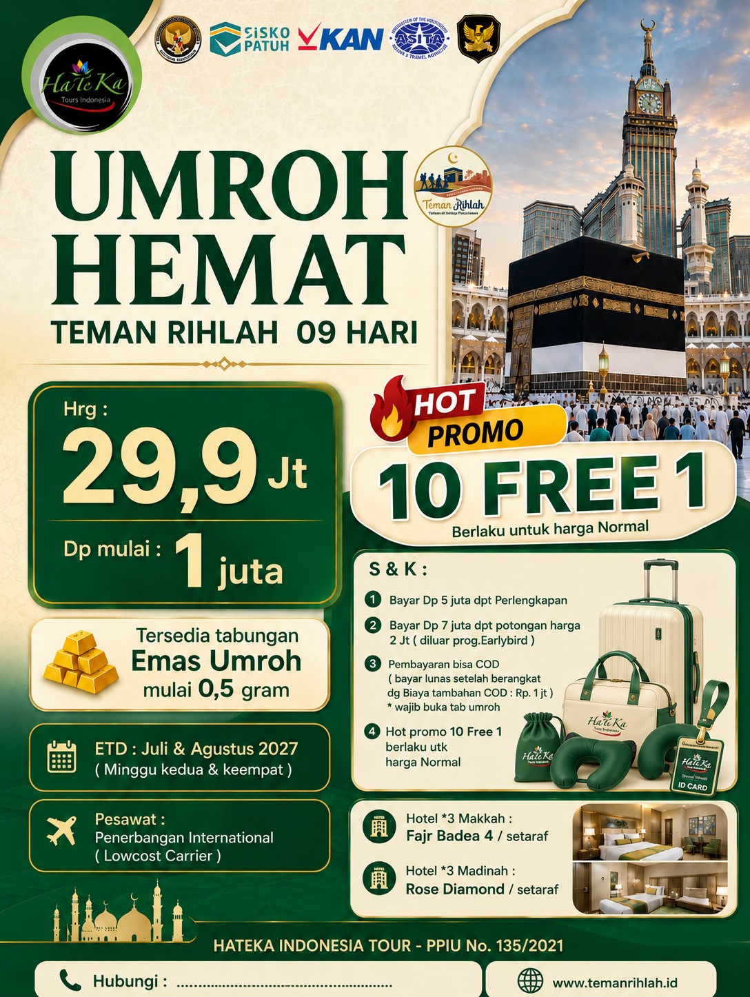 PAKET PROMO HEMAT 9 HARI